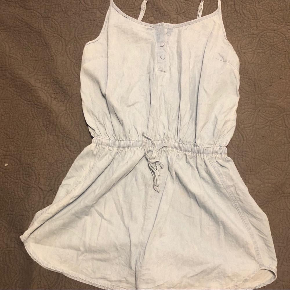 Denim romper